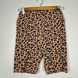 White Fox Active Leopard Bike Shorts - Medium